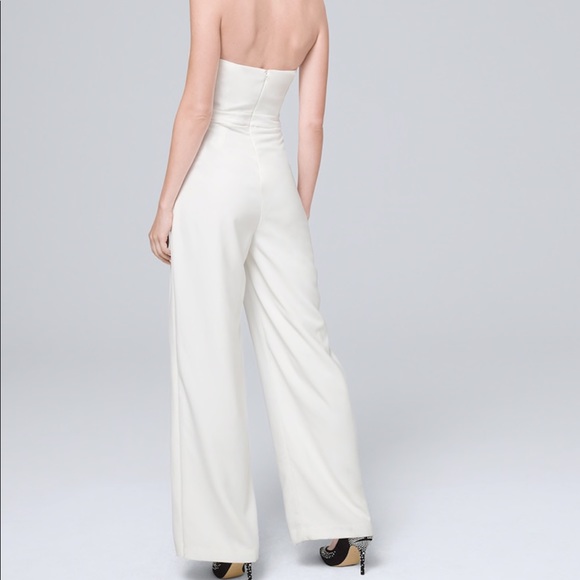 WHBM White Jumpsuit - Picture 2 of 6